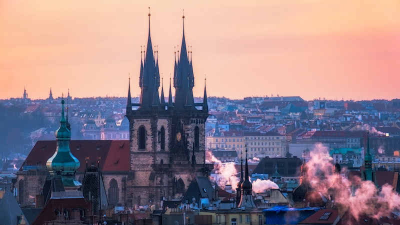 View of Prague from Letna
